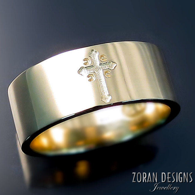 Two Tone Comfort-Fit Design Wedding Ring – Jewelry Artisans